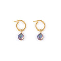 Mirage Pearl Creole Hoop Earrings