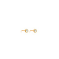 March Aquamarine Birthstone Stud Earrings